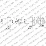 Комплект ремня ГРМ DELPHI KDB149 RDJ2H 9ZJ UE 943435