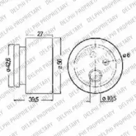 Комплект ремня ГРМ DELPHI S4Y63C4 0C4O R KDB163 943446