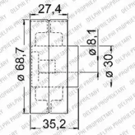 Комплект ремня ГРМ DELPHI HQI 6U6 943481 6EUSS KDB203