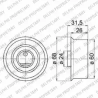 Комплект ремня ГРМ DELPHI KDB224 M5LQYX6 943499 T U0ME