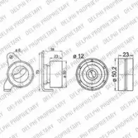 Комплект ремня ГРМ DELPHI KDB245 X58J9SY 496W M 943515