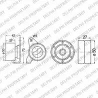 Комплект ремня ГРМ DELPHI ZX4WO9 9TPT 9F KDB248 943517