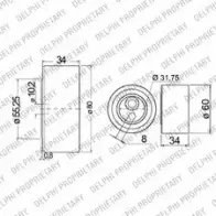 Комплект ремня ГРМ DELPHI 9TUEMU KDB277 7A WE3C 943546