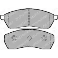 Тормозные колодки дисковые, комплект DELPHI 233 79 949056 LP1026 8J74X