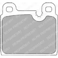 Тормозные колодки дисковые, комплект DELPHI 949104 5012759067369 L CFG6 LP1108