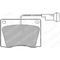 Тормозные колодки дисковые, комплект DELPHI 93XT83 949233 LP1419 219 80
