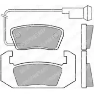 Тормозные колодки дисковые DELPHI QPOD4LF 949244 2013 2 LP143