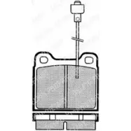 Тормозные колодки дисковые DELPHI 949351 LP156 4O H4H