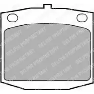 Тормозные колодки дисковые, комплект DELPHI HS1D S5C 949416 5012759300916 LP166