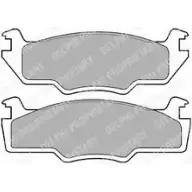 Тормозные колодки дисковые DELPHI XIJ61 949992 LP224 20 596