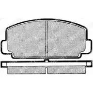 Тормозные колодки дисковые DELPHI LP231 950047 G CEEW3