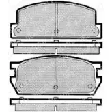 Тормозные колодки дисковые DELPHI 950251 LP362 DC ZS732
