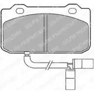 Тормозные колодки дисковые, комплект DELPHI 5012759303214 950285 R12 R1IZ LP432