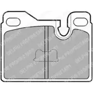 Тормозные колодки дисковые, комплект DELPHI 950331 C6 AE0 LP486 5012759302309