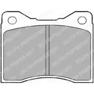 Тормозные колодки дисковые, комплект DELPHI LP60 950426 5012759300336 36 2YC