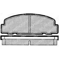 Тормозные колодки дисковые DELPHI 950451 E3PWK 0 LP627 5012759304457