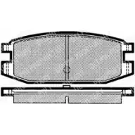 Тормозные колодки дисковые, комплект DELPHI GDUG YJ7 950465 LP641 5012759304600