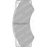 Тормозные колодки дисковые DELPHI 5GTWMPS 950477 2 9017 LP660