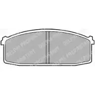 Тормозные колодки дисковые, комплект DELPHI LP687 SIM4EX J 950497 5012759305034