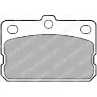 Тормозные колодки дисковые, комплект DELPHI DSGW0 LP73 2 0302 950520