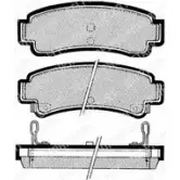 Тормозные колодки дисковые, комплект DELPHI 2173 4 LP807 950573 XX5RZ90
