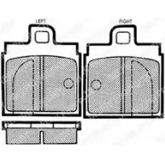 Тормозные колодки дисковые DELPHI LP82 M LACU 950584