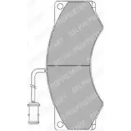 Тормозные колодки дисковые DELPHI 4NJ E9Q LP857 950613 5012759306512