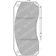 Тормозные колодки дисковые DELPHI 5012759306543 LP860 2 SDWF 950617