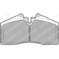 Тормозные колодки дисковые, комплект DELPHI F1WGW LP957 209 53 Porsche