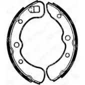 Барабанные колодки DELPHI 5012759201541 EJH FUEV 950857 LS1284