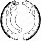 Тормозные колодки DELPHI 5012759071854 AR CUWM 950976 LS1451