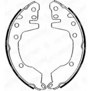Барабанные колодки DELPHI LS1544 5012759204290 951004 IB DEHM5