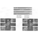 Ремкомплект колодок DELPHI LX0016 5012759829042 SAU0 PC 952264