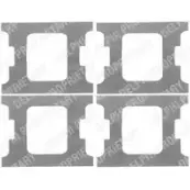 Ремкомплект колодок DELPHI LX0140 952371 H2W02 YN 5012759830185