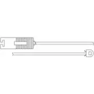 Контрольный контакт, контроль слоя тормозных колодок DELPHI LZ0142 Bmw HM3VB KI BK50M9