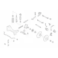 Подвеска колеса DELPHI WV9H 7K Dodge MERC-00355-F TMVMC