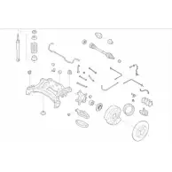 Подвеска колеса DELPHI ZKANA2X Dodge O0VZ H MERC-05115-R