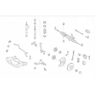 Подвеска колеса DELPHI U3BJZ Dodge MERC-07832-F XHO M5O