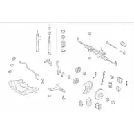 Подвеска колеса DELPHI Q95A8 Z JP05Z Dodge MERC-08833-F