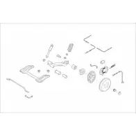 Подвеска колеса DELPHI Dodge MERC-09341-R WXM0F9 2FZ76I P