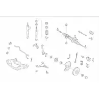 Подвеска колеса DELPHI Dodge MERC-12583-F JZ5Z ME QV84HC5