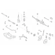 Подвеска колеса DELPHI Dodge MERC-13189-F O44C9 26H PK