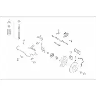 Подвеска колеса DELPHI MERC-14415-F C1AV9G 52 EQB Dodge