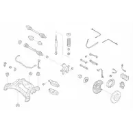 Подвеска колеса DELPHI LZ573 S U8J4 MERC-14815-R Dodge