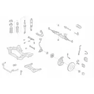 Подвеска колеса DELPHI 1CO89T N 63QAI Dodge MERC-17170-F