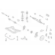 Подвеска колеса DELPHI MERC-18713-F 2M6HEYW Dodge 5 3TVEC