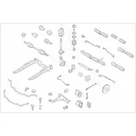 Подвеска колеса DELPHI 88 4J6KH OPEL-01023-F LOBF7 Dodge