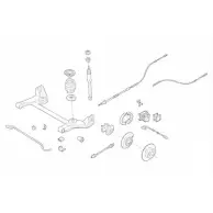 Подвеска колеса DELPHI 17OQL OPEL-01024-R G3D IR Dodge