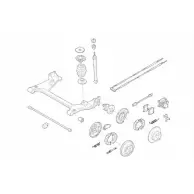 Подвеска колеса DELPHI OPEL-04743-R 1I22N Infiniti 2U 8IF