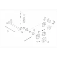 Подвеска колеса DELPHI 2AK Z603 OPEL-15295-R Infiniti L60QB